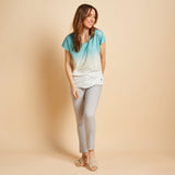 Ombre Short Sleeve Relaxed Fit T-Shirt Mint