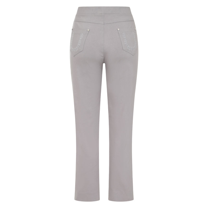 Jean Style Bengaline Trousers Grey