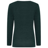 Soft Touch Plain Top & Necklace Green