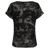 Roll Sleeve Metallic Foil Top Black/Gold