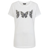 Butterfly Print T-Shirt White
