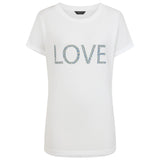 Love Print T-Shirt White