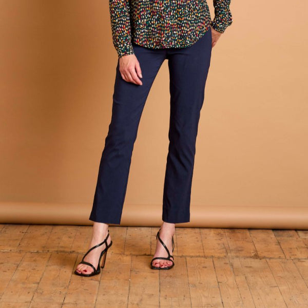 Jean Style Bengaline Trousers Navy