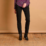 Jean Style Bengaline Trousers Black
