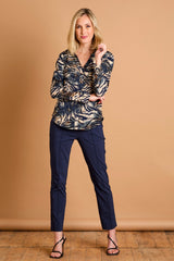 Pintuck Bengaline Stretch Trousers
