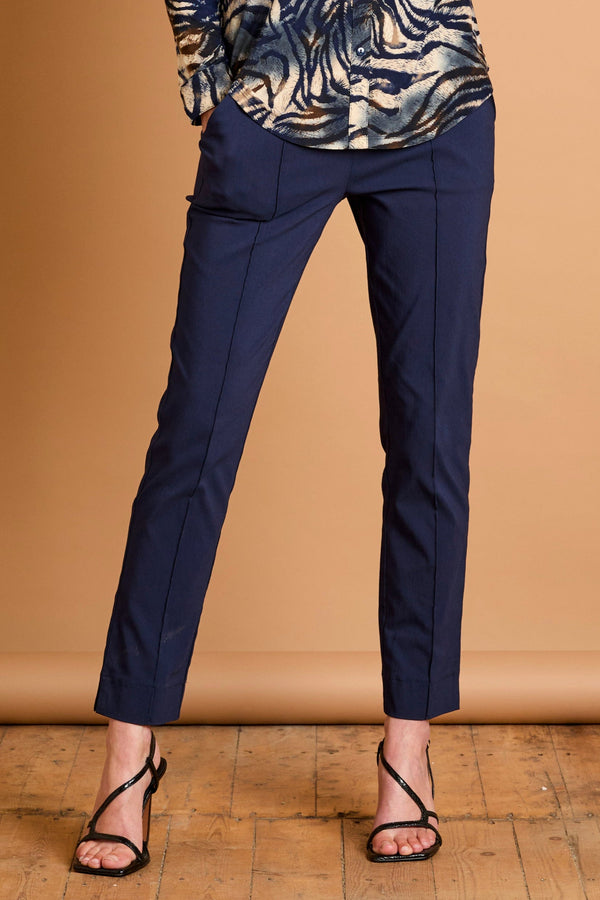 Pintuck Bengaline Stretch Trousers