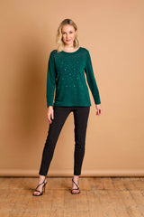 Sparkle Stud Detail Top