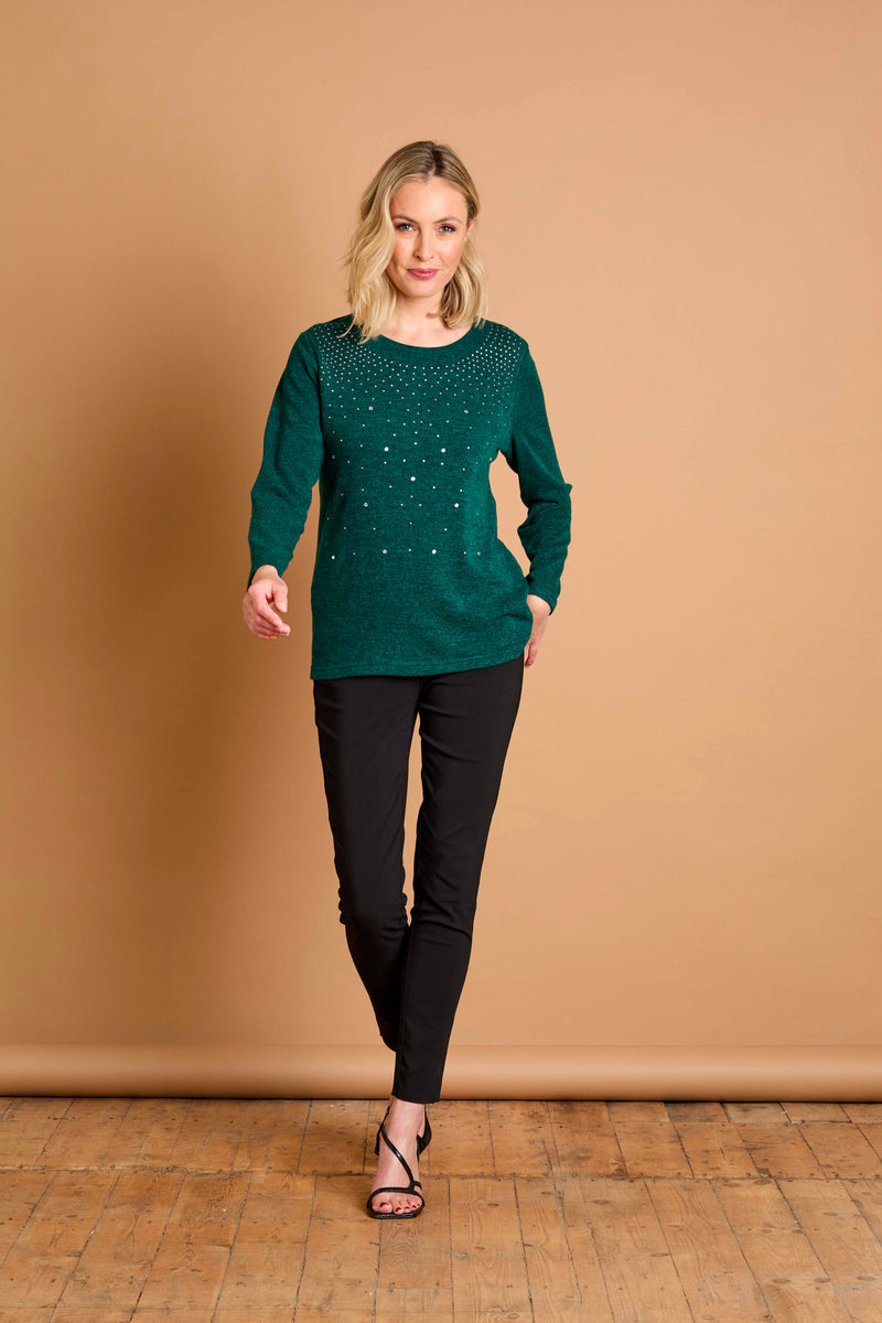Sparkle Stud Detail Top