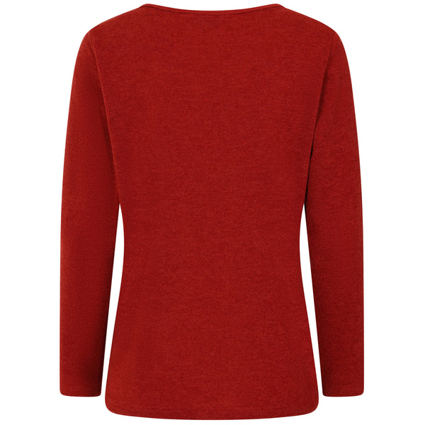 Hot Fix Round Neck Top Rust