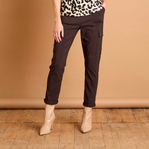 Combat Style Stretch Utility Trouser Chocolate