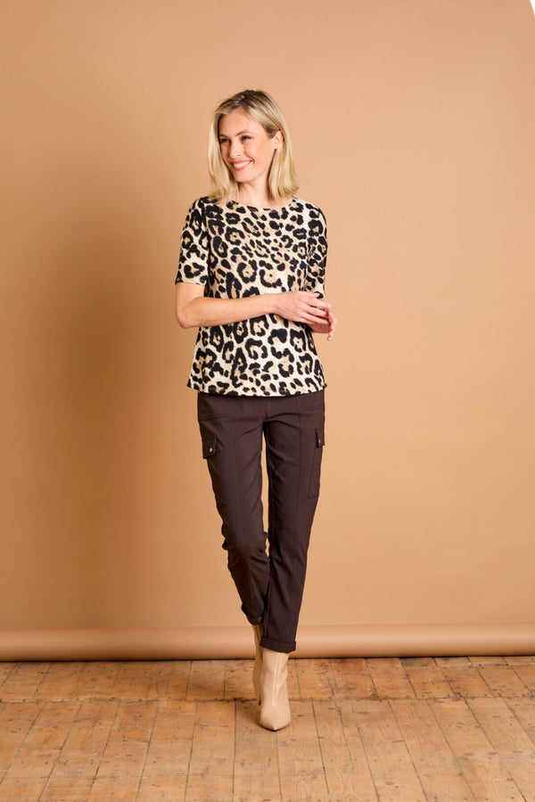 Combat Style Stretch Utility Trouser Chocolate