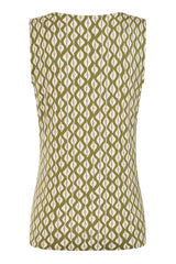 Leaf Print Vest Top