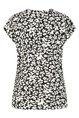 Floral Print Notch Neck Blouse