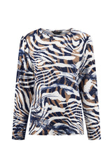 Zebra Print Soft Touch Jumper