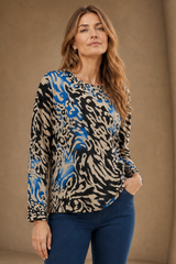 Animal Print Soft Touch Jumper