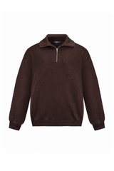 Half Zip Jersey Lounge Top
