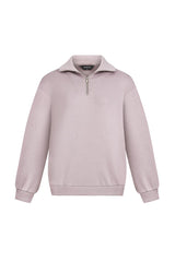 Half Zip Jersey Lounge Top