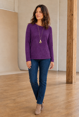 Soft Touch Top With Necklace