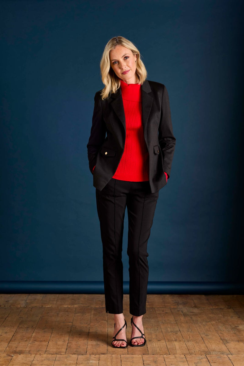Ponte Open Blazer Black