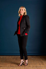 Ponte Open Blazer Black