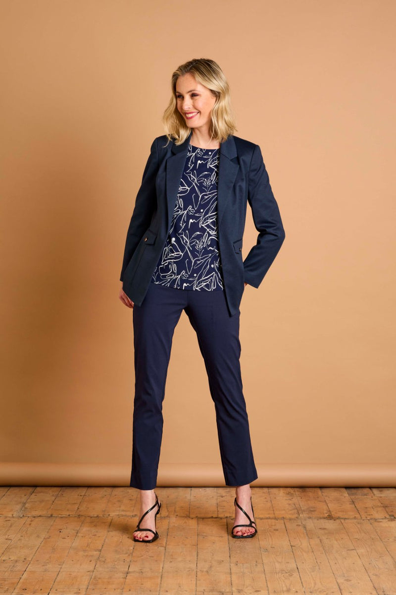 Ponte Open Blazer Navy