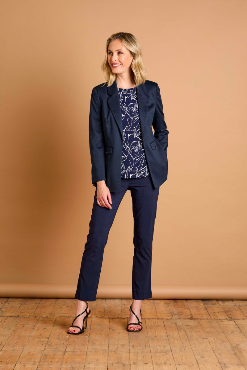 Ponte Open Blazer Navy