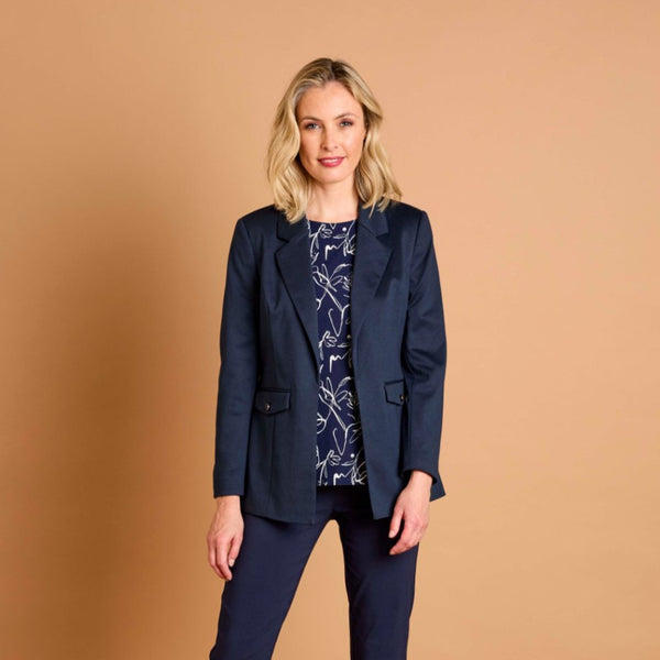 Ponte Open Blazer Navy