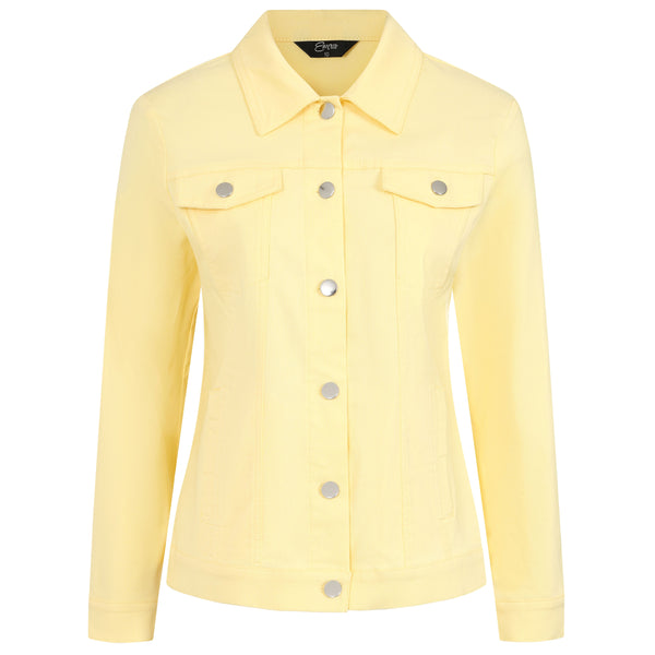 Jean Style Bengaline Jacket Lemon