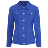 Jean Style Bengaline Jacket Royal Blue