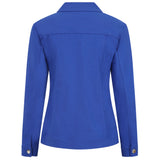 Jean Style Bengaline Jacket Royal Blue