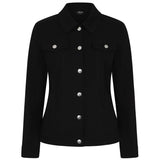 Jean Style Bengaline Jacket Black