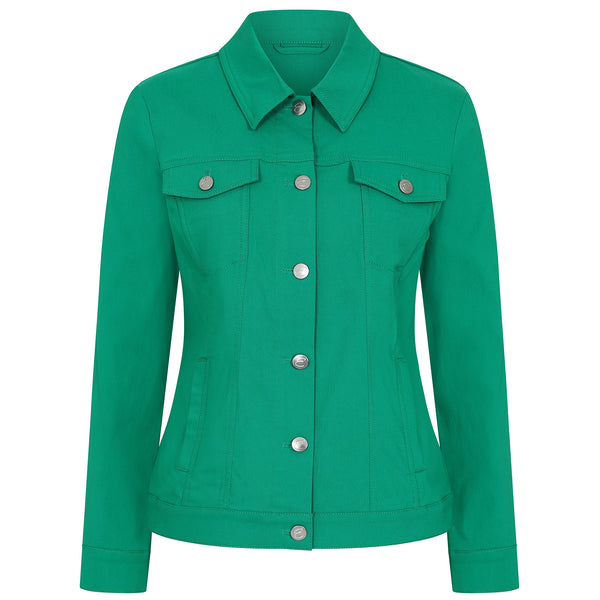 Jean Style Bengaline Jacket Emerald