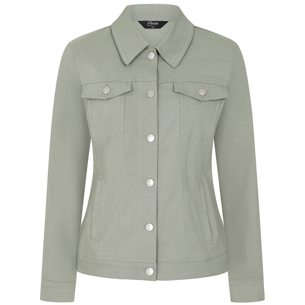 Jean Style Bengaline Jacket Light Khaki