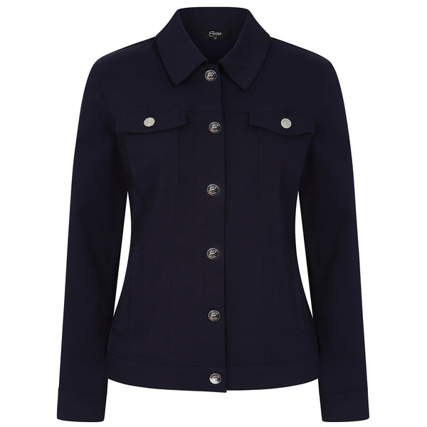 Jean Style Bengaline Jacket Navy