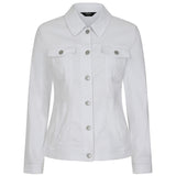 Jean Style Bengaline Jacket White