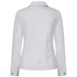 Jean Style Bengaline Jacket White