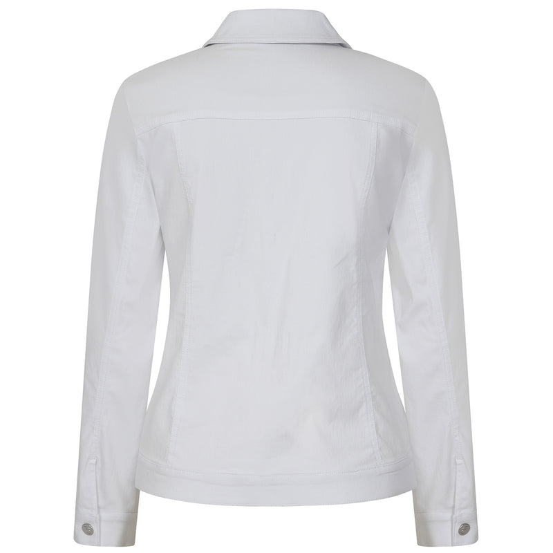 Jean Style Bengaline Jacket White