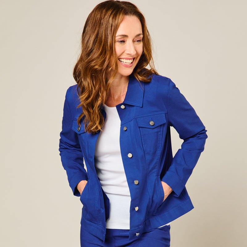 Bengaline Jean Style Stretch Jacket Midnight