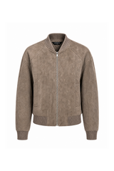 Suedette Bomber Jacket