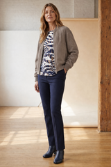 Suedette Bomber Jacket