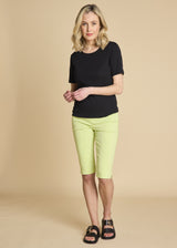 Slim Fit Stretch Bengaline Short Limeade