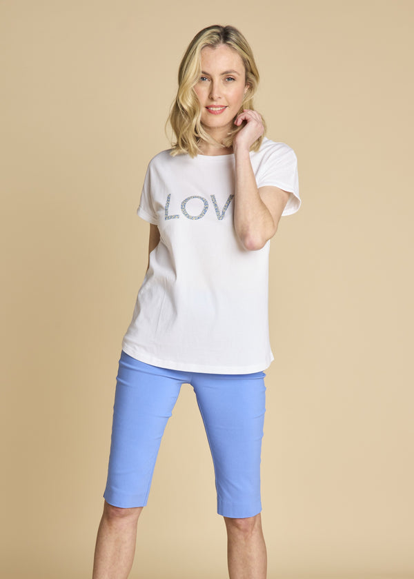 Slim Fit Stretch Bengaline Short True Blue