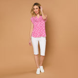 Slim Fit Stretch Bengaline Short White