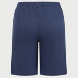 Washed Cotton Stretch Short Navy