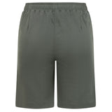 Washed Cotton Stretch Short Khaki