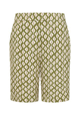 Leaf Print Shorts