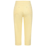 Jean Style Bengaline Stretch Crop Lemon