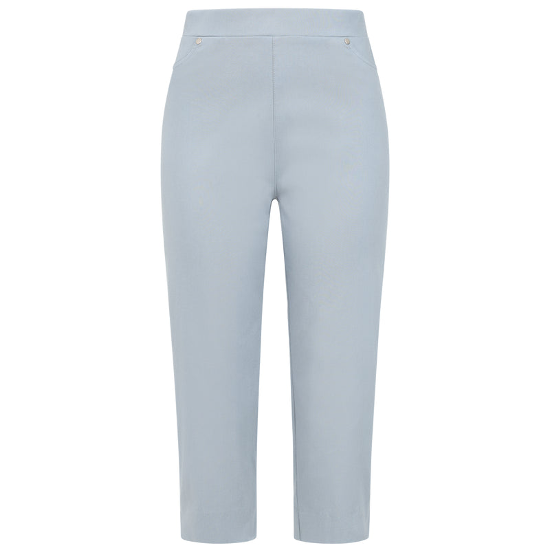 Jean Style Bengaline Stretch Crop Grey