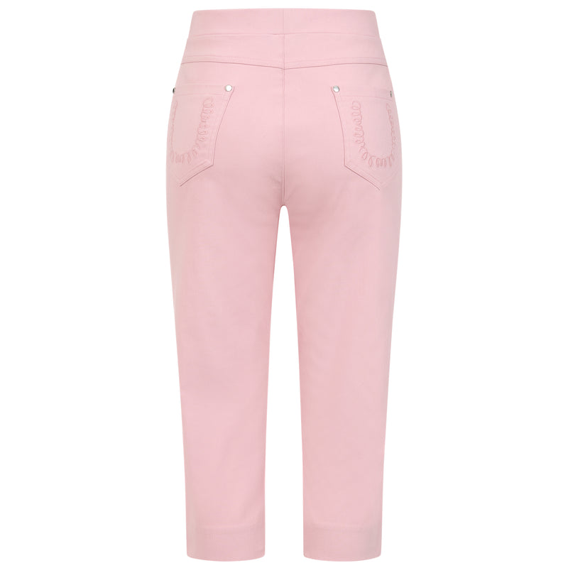 Jean Style Bengaline Stretch Crop Lt Pink