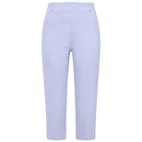 Jean Style Bengaline Stretch Crop Spring Lilac